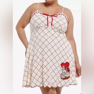 NWT Her Universe Disney Lady and the Tramp sleeveless mini dress size 3X